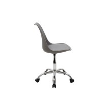 Silla de Oficina Ergonómica en Color Gris - 93-80x57x48 cm, Comodidad y Estilo Moderno para Trabajo y Estudio.